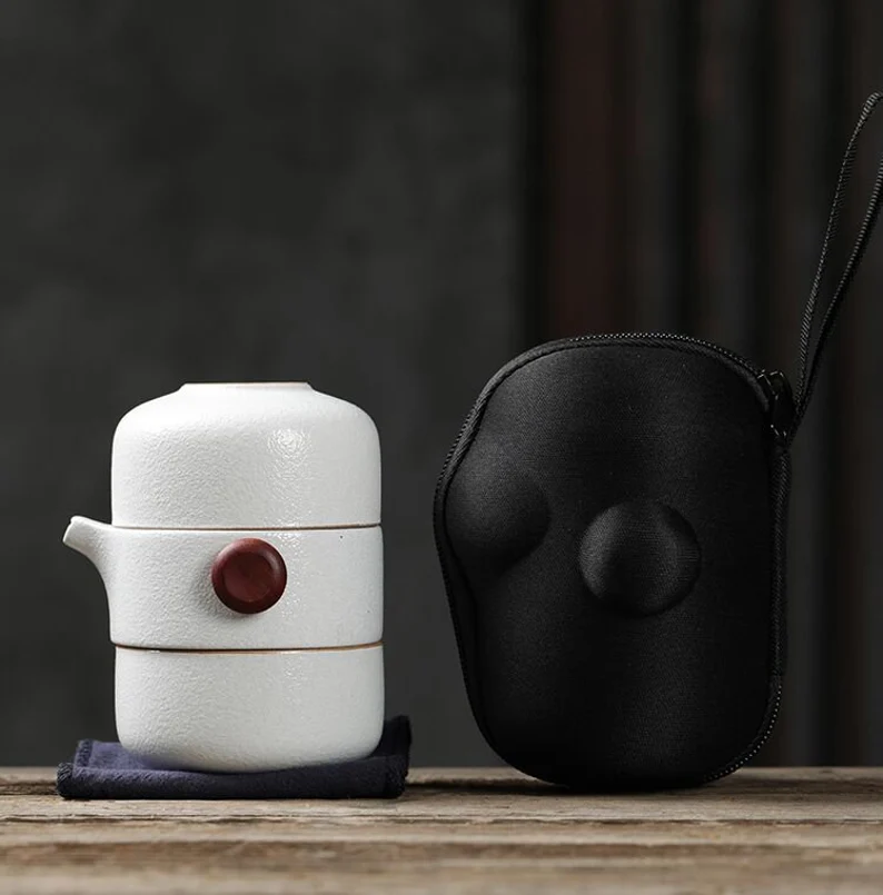 Two-Cup Travel Teapot Set - Jesse's Teahouse