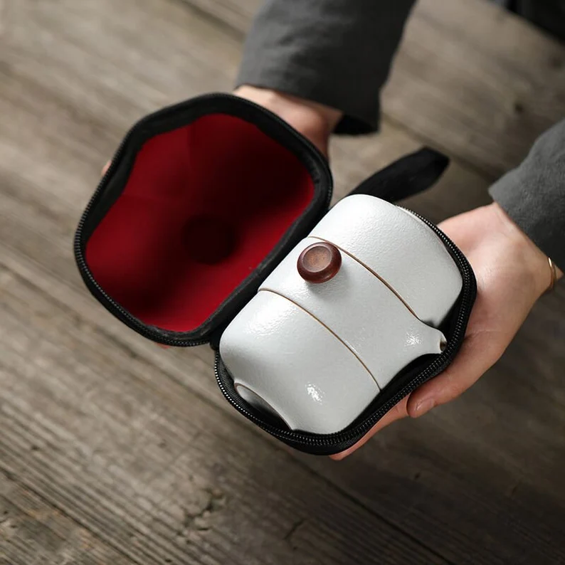 Two-Cup Travel Teapot Set - Jesse's Teahouse